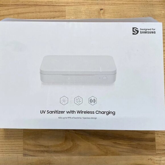 NEW Samsung UV Sanitizer with Wireless Charging - Picture 1 of 2